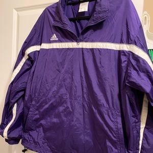 Purple Adidas 1/4 zip